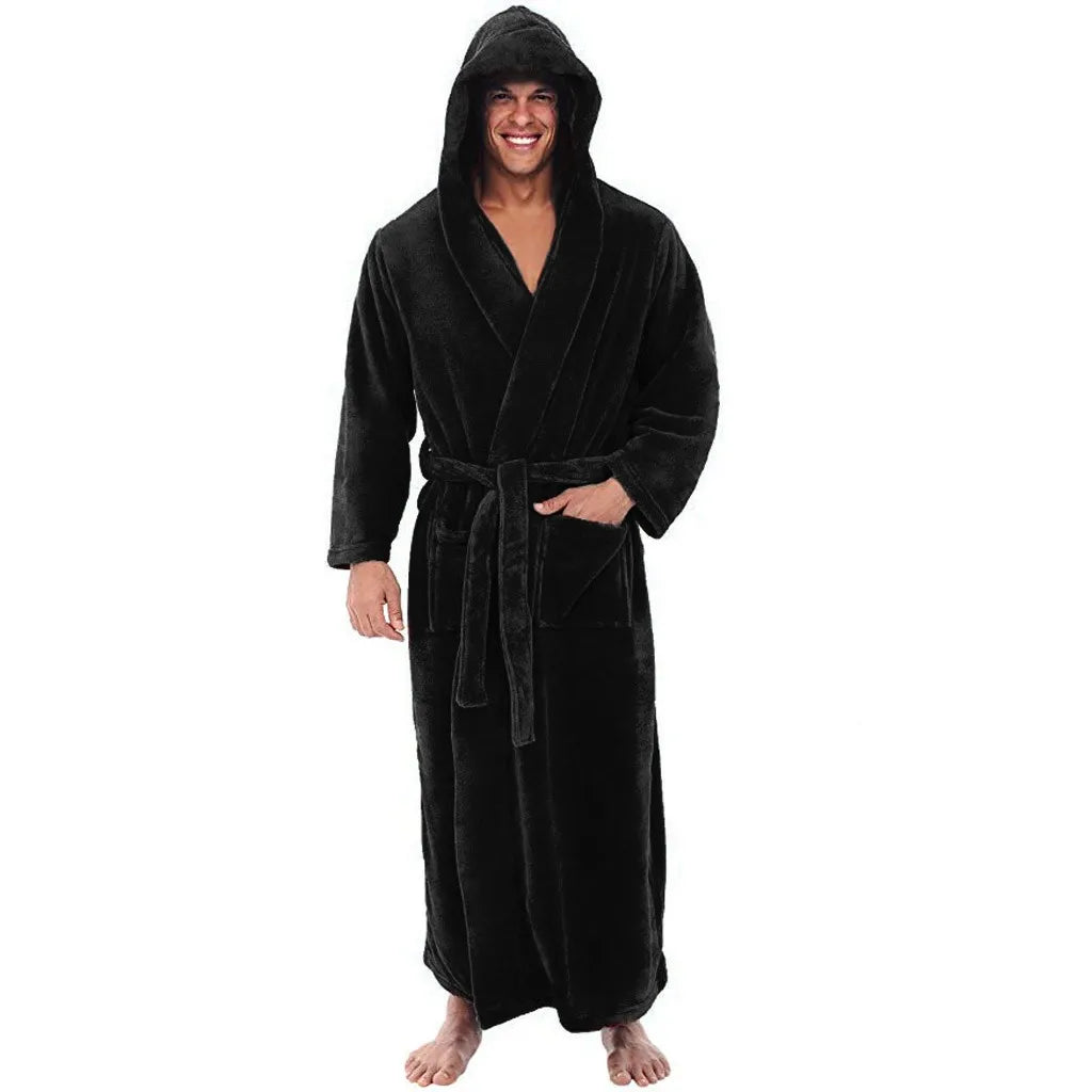 BowLift | HoodedChill – Cozy Bathrobe for Men