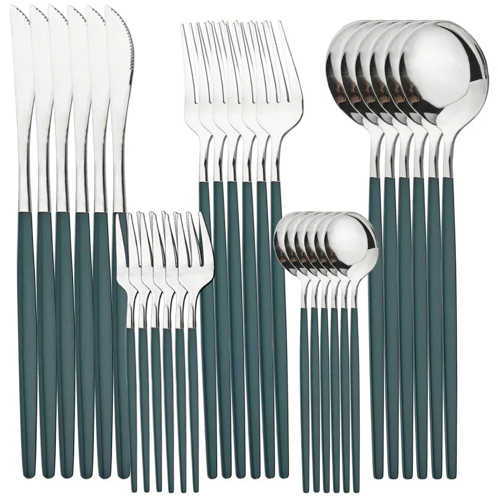 BowLift | RoyalMirror – Luxury Gold Cutlery Set