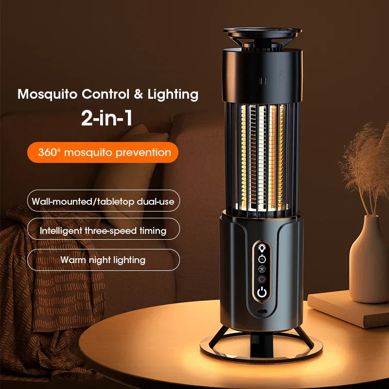 BowLift | Zentora Mosquito Lamp | USB-powered & Quiet | Chemical-free with Night Light Function