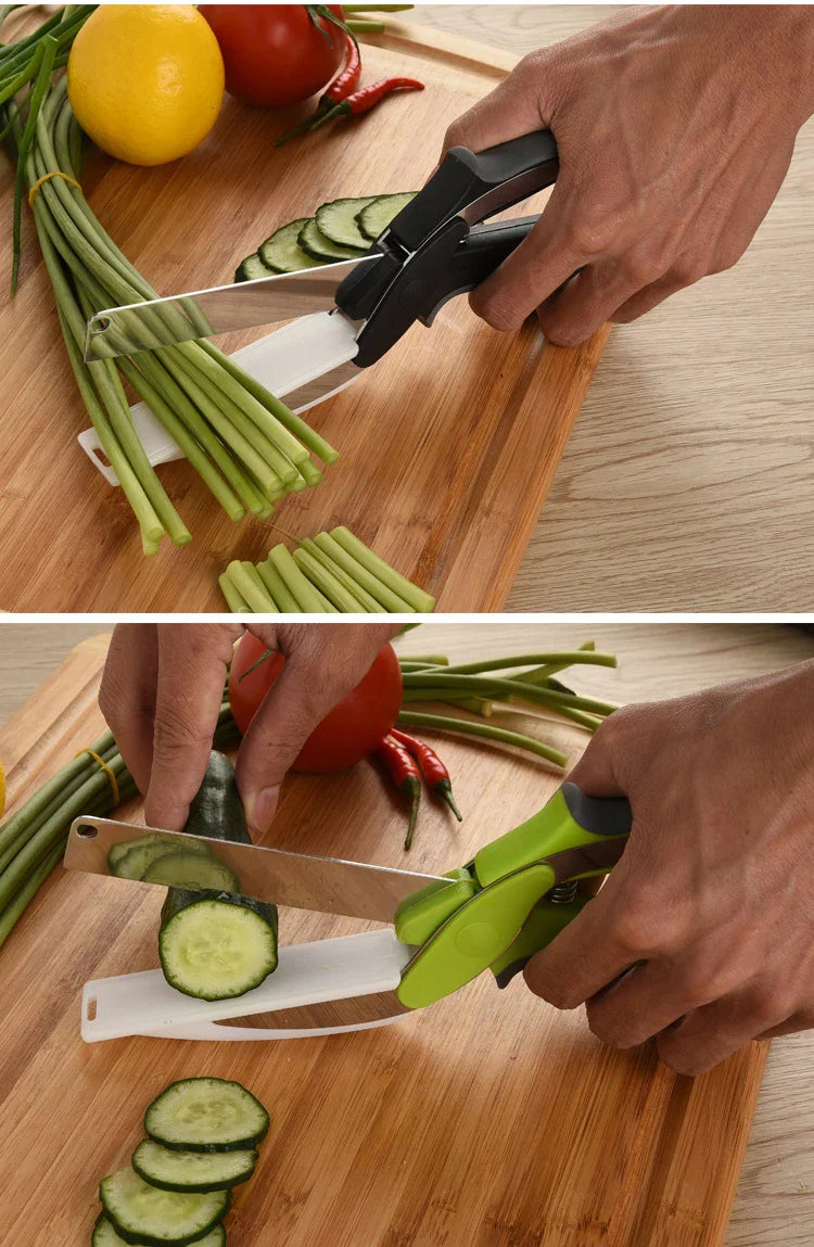 BowLift | 2 in 1 Scissors with Cutting Board