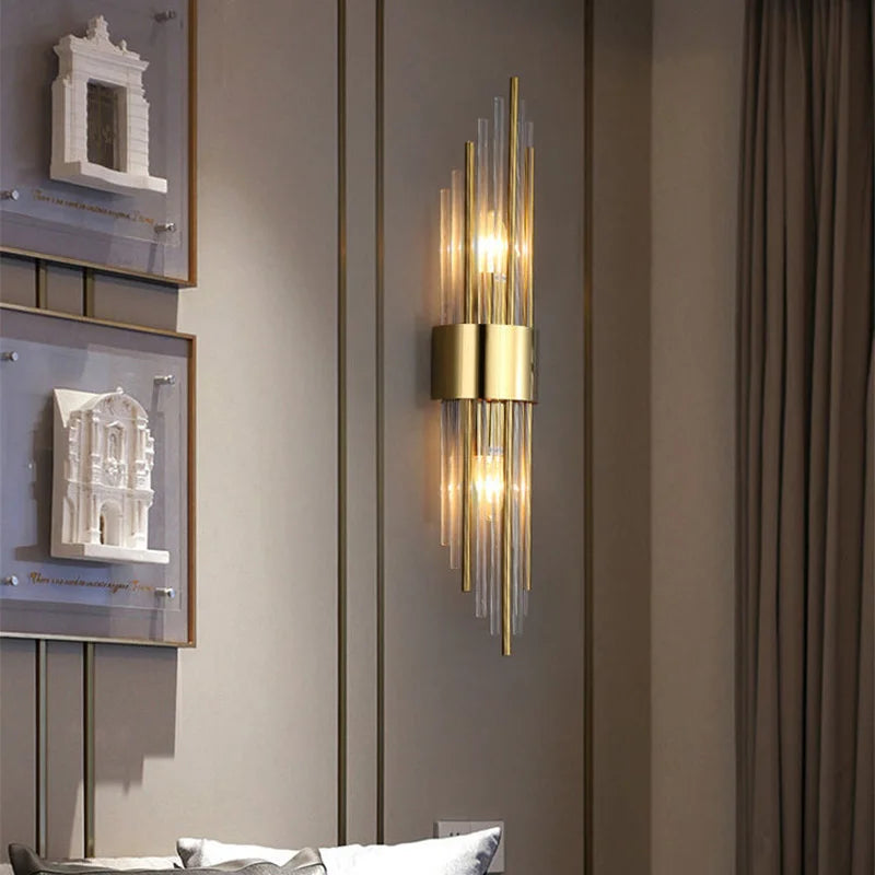 BowLift | Elegant LED Wall Lamp in Gold
