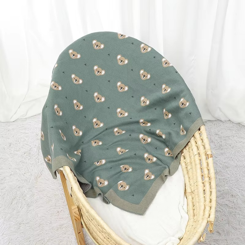BowLift | Super Soft Knit Baby Blanket with Cute Koala Design