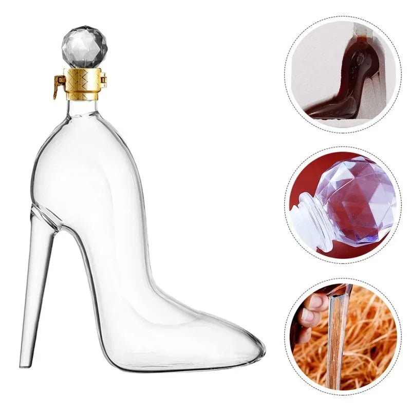 BowLift | High Heel Fancy Glass Wine Decanter
