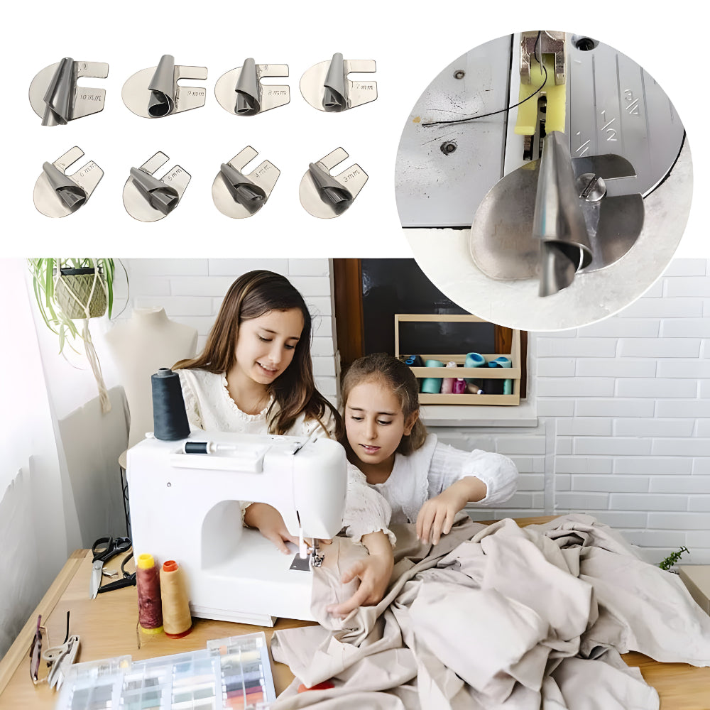 BowLift | Sewing Machine Stainless Steel Hemmer Foot Set