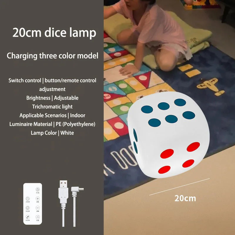 BowLift | Huge Dice Bedside Atmosphere Floor Table Lamp