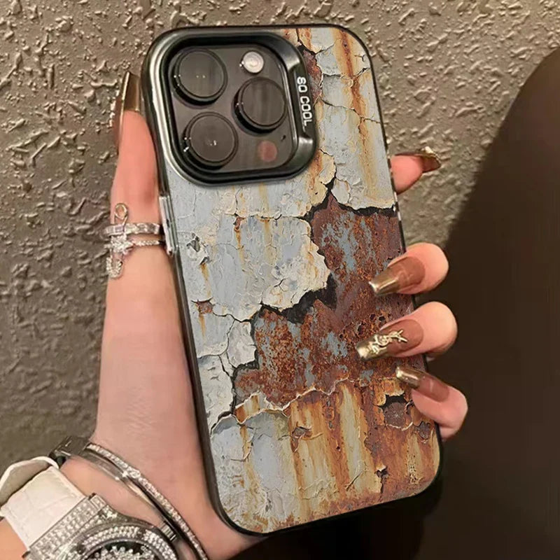 BowLift | Industrial Rust Finish Shockproof iPhone Case