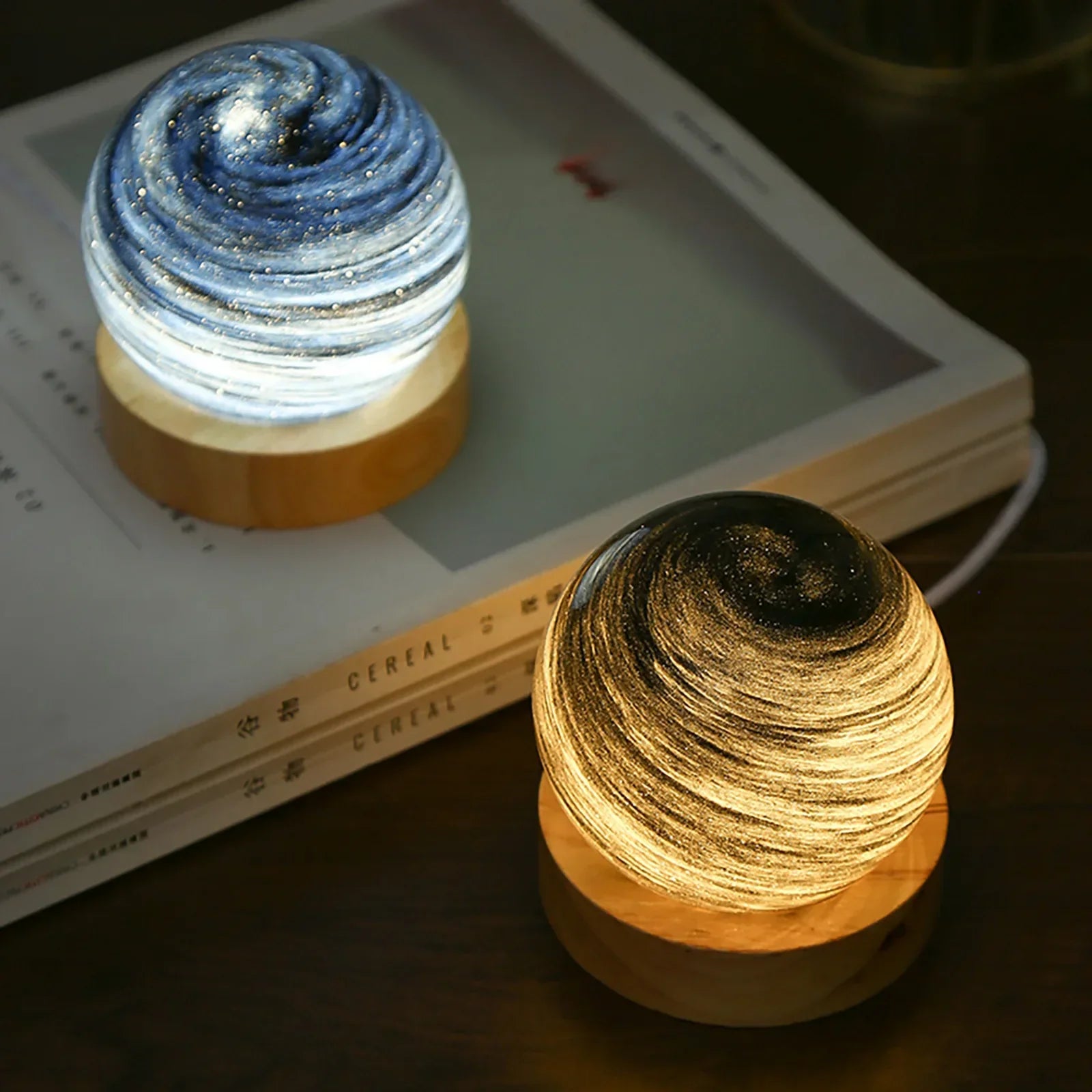 BowLift | 3D Crystal Planets Atmosphere Night Lamp