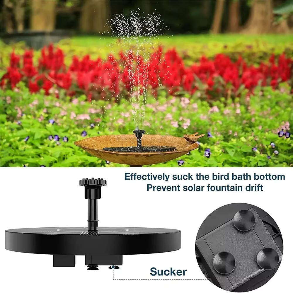 BowLift | Solar Powered Water Fountain Pump for Bird Baths, Ponds, and Garden Decoration