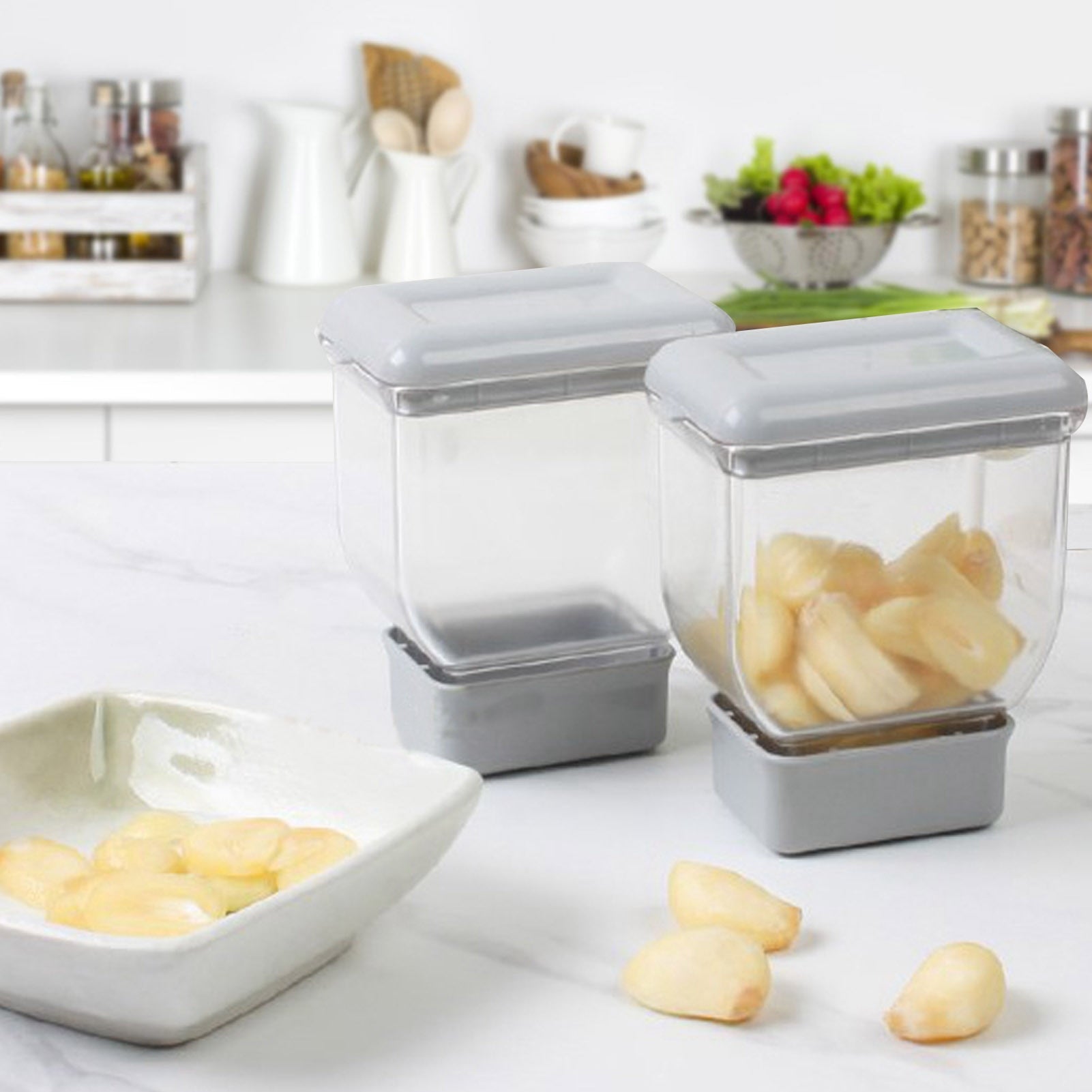 BowLift | Stainless Steel Manual Garlic Slicer