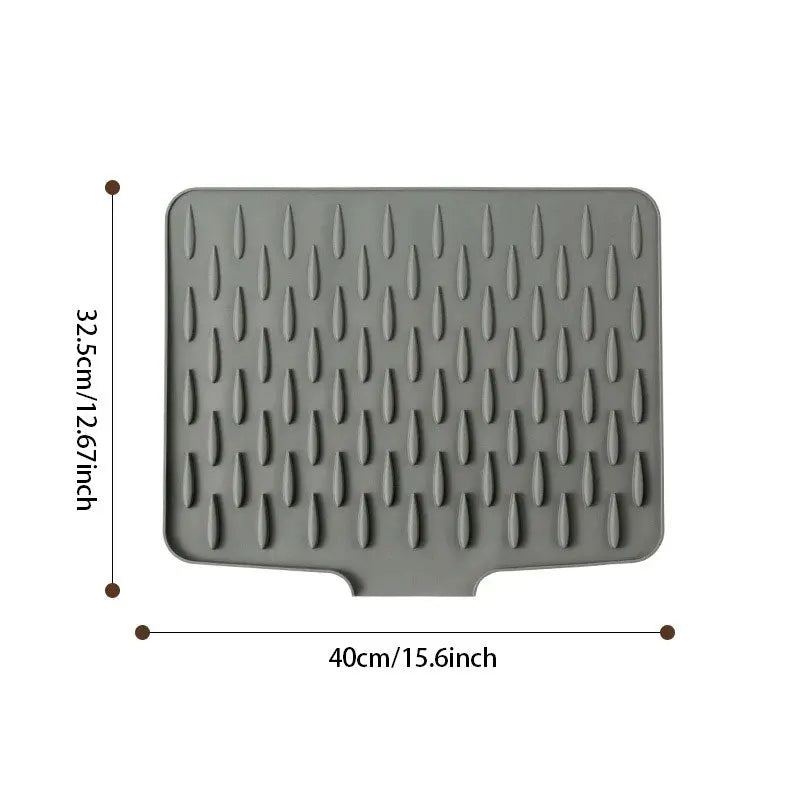 BowLift | Flexible BPA-free Silicone Drying Mat with Heat Protection – 36×30 cm