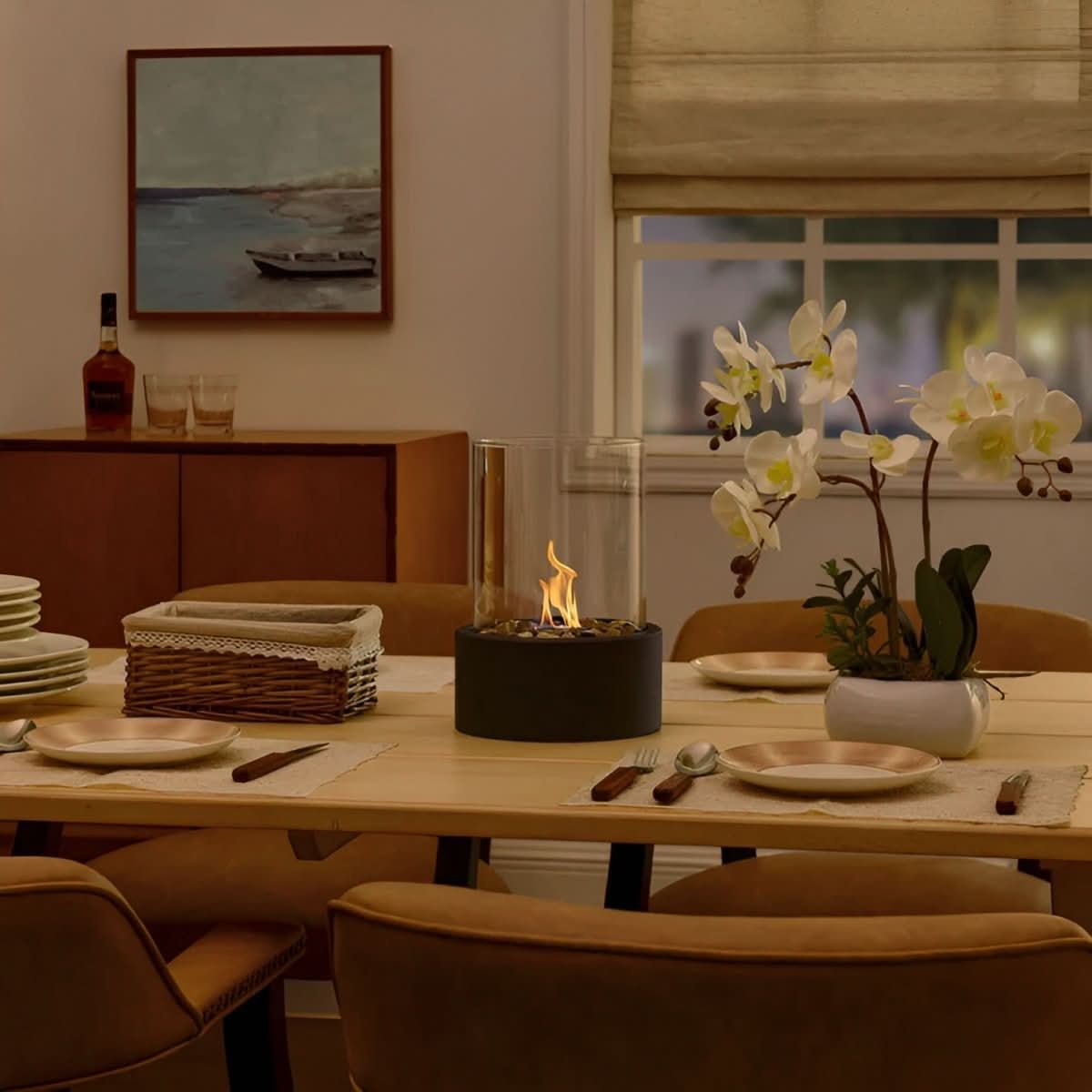 BowLift | Elegant table fire for any ambiance