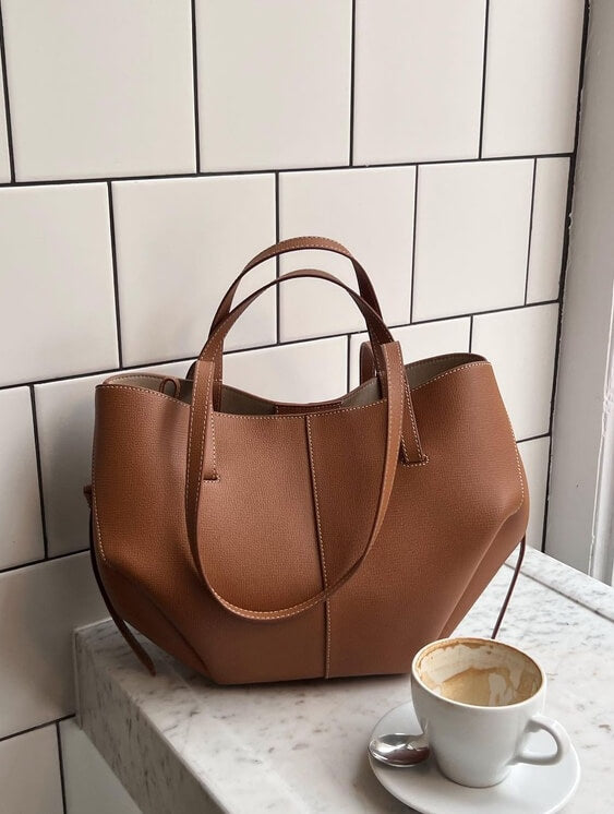 BowLift | Elegant Large Capacity Leather Tote Bag
