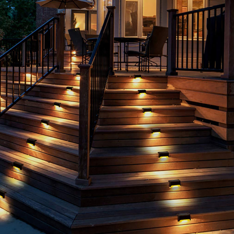 BowLift | Solar Step Light - Waterproof LED Outdoor Lighting for Pathways, Decks, and Stairs - Solar Powered Garden Illumination