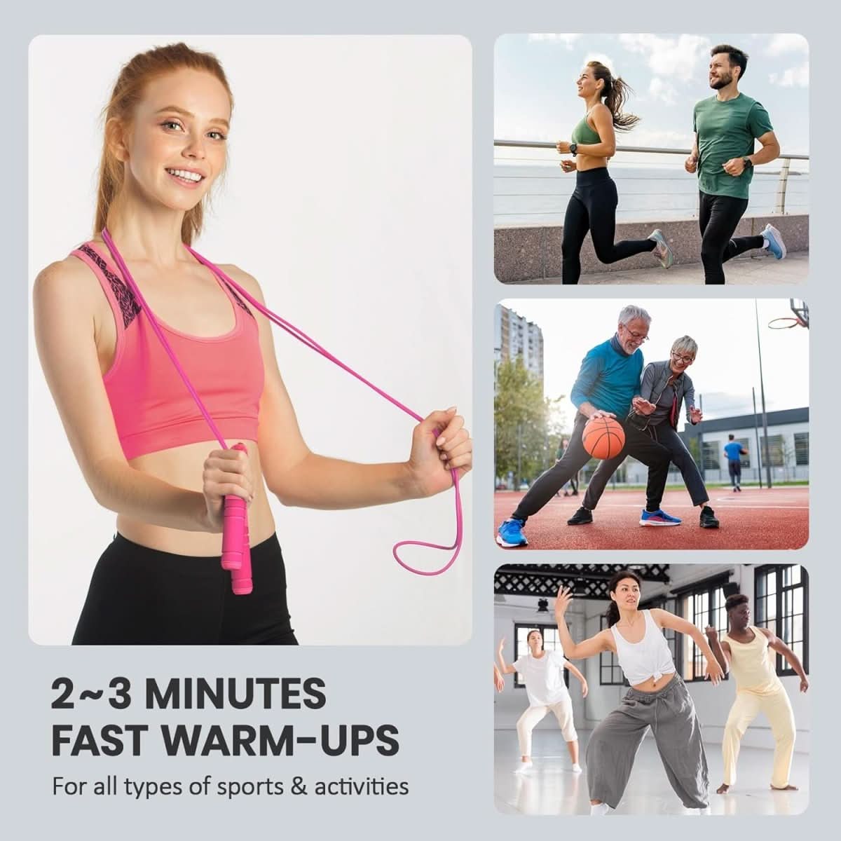 BowLift | Digital jump rope with calorie counter & adjustable length