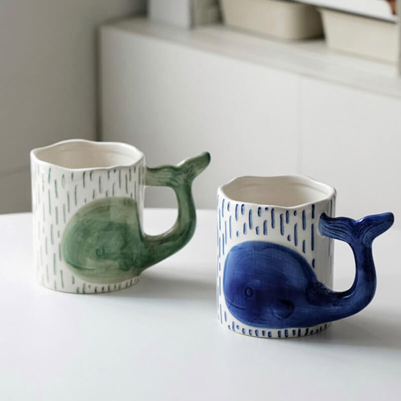BowLift | Spring Whale Ceramic Mug
