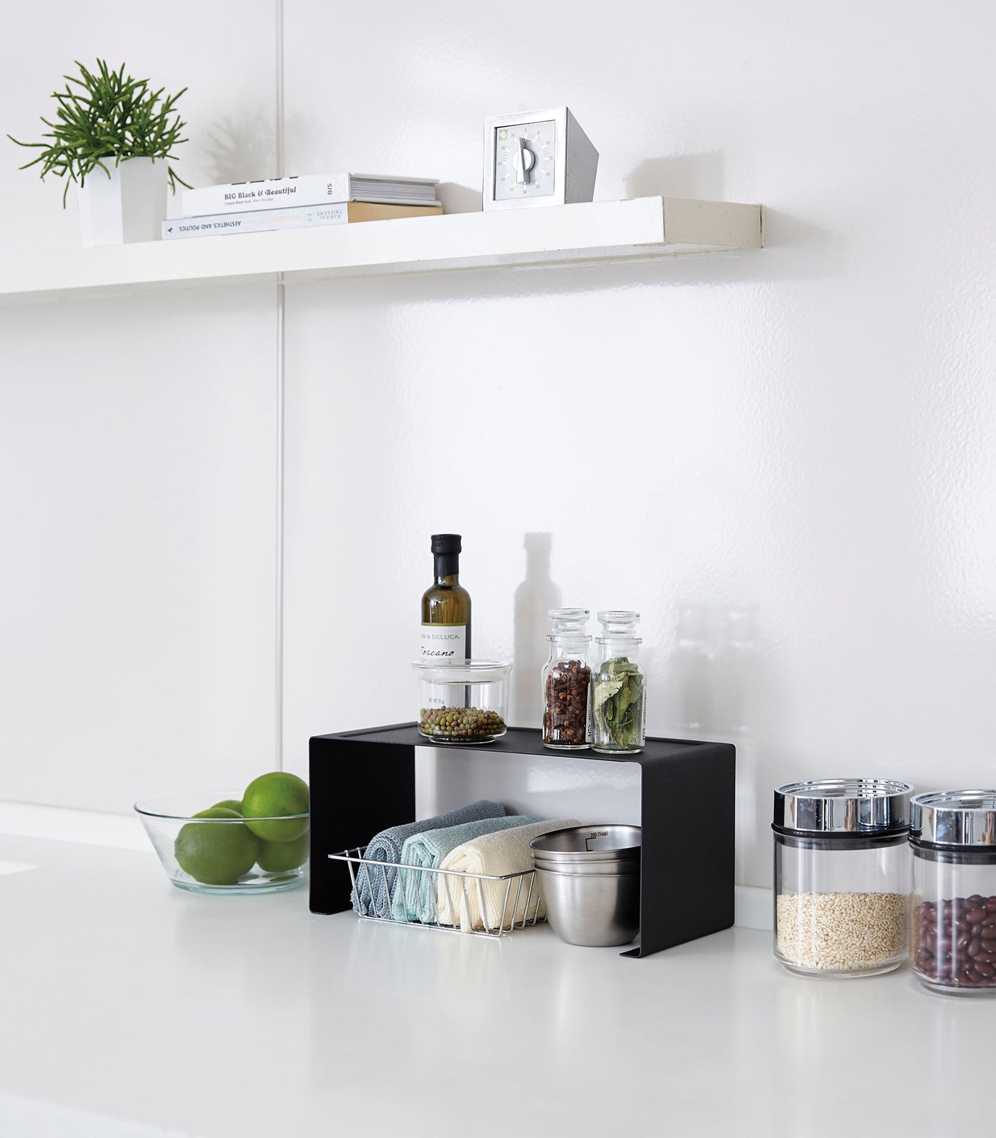 BowLift | Stackable Kitchen Shelf - Two Sizes - Steel