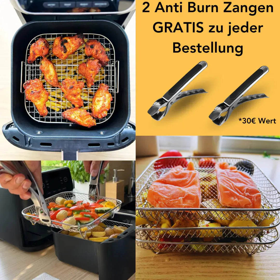 BowLift | Stackable Frying Baskets - More Space, Better Cooking