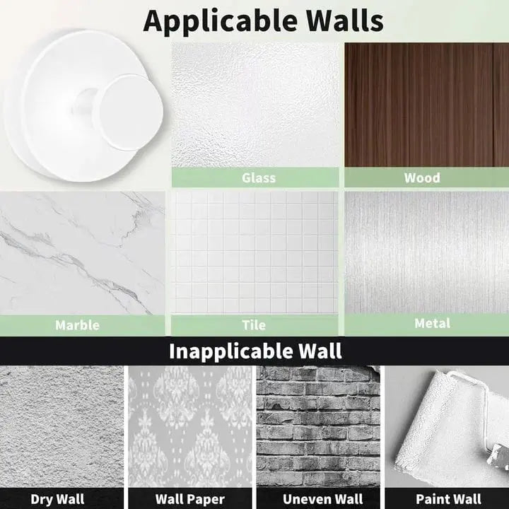 BowLift | Strong Suction Cup Hooks (5kg Load) | Heavy Duty, Weatherproof & Damage-Free Hanging