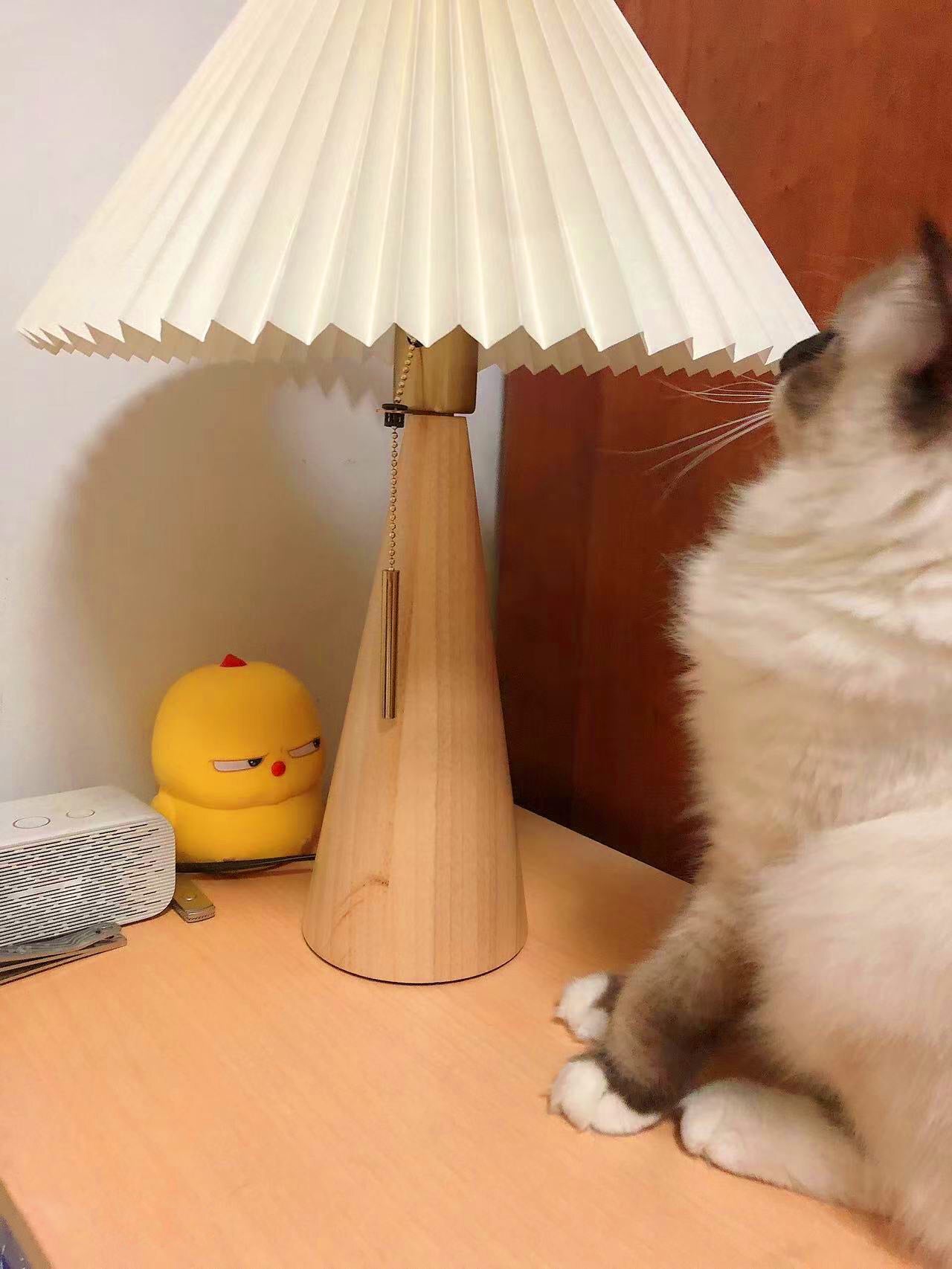 BowLift | AntiqueRadiance – Elegant Wood and Metal Table Lamp