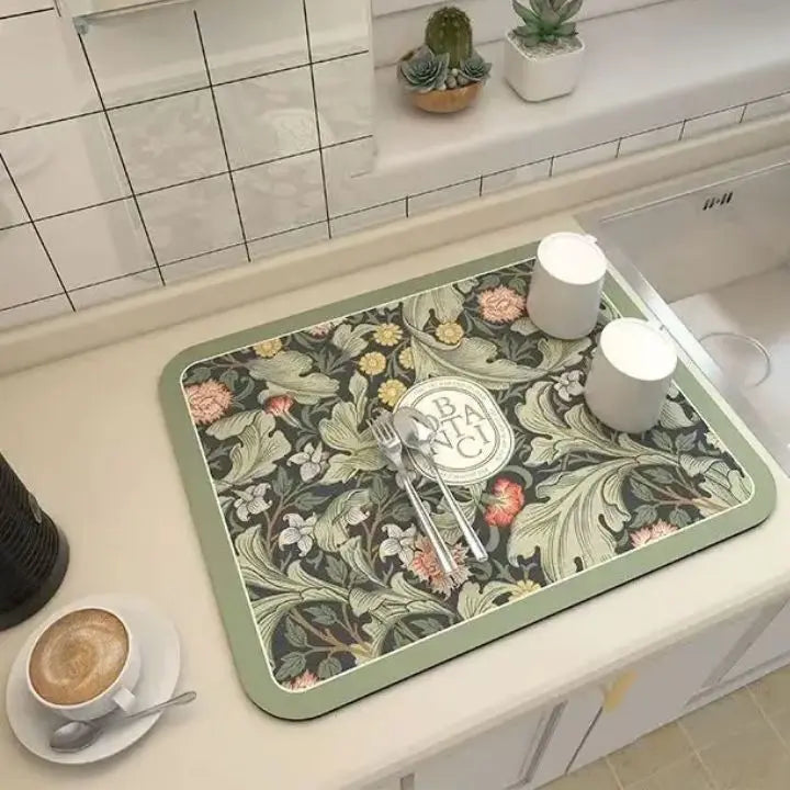 BowLift | Super Absorbent Drip Mat – Non-Slip and Quick-Drying