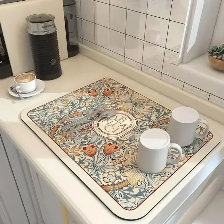 BowLift | Super Absorbent Drip Mat – Non-Slip and Quick-Drying