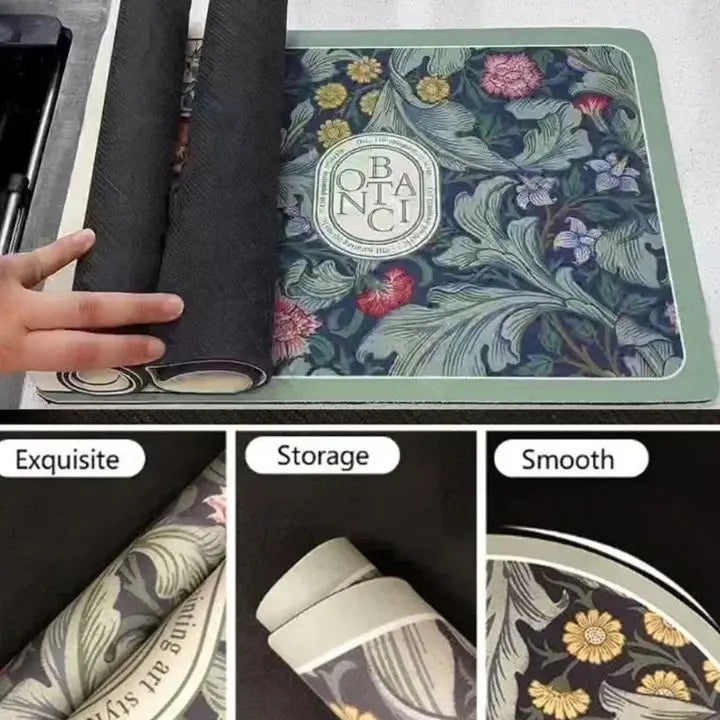 BowLift | Super Absorbent Drip Mat – Non-Slip and Quick-Drying