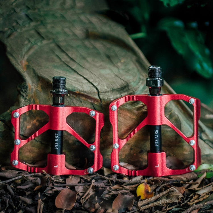 BowLift | 1 Pair PROMEND Mountain Bike Racing Bicycle Aluminum Pedals (PD-R87 Black)