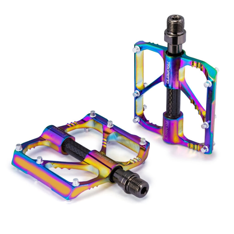 BowLift | 1 Pair PROMEND Three Peilin Bearings Aluminum Alloy CNC Bicycle Colorful Pedals PD-M86CY