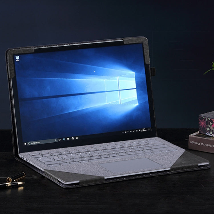 BowLift | 13.5 Inch Multifunctional PU Leather Laptop Case for Microsoft Surface Laptop 1/2/3/4 (Blue)