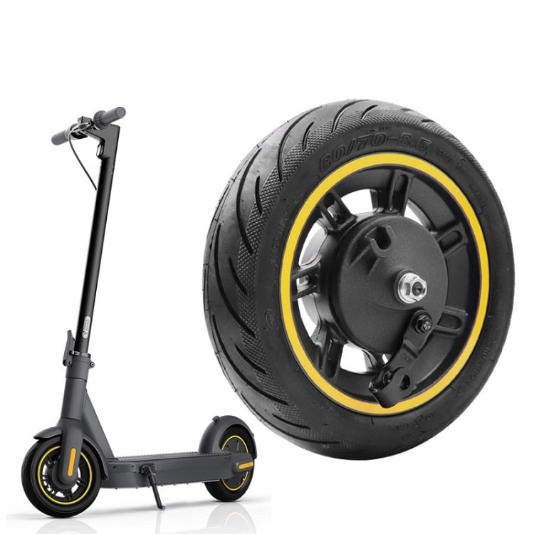 BowLift | 10 Inch Electric Scooter Front Tire Tubeless for Ninebot MAX G30 (Yellow)