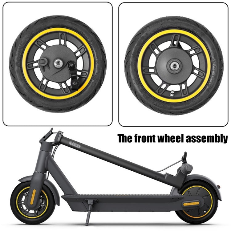 BowLift | 10 Inch Electric Scooter Front Tire Tubeless for Ninebot MAX G30 (Yellow)