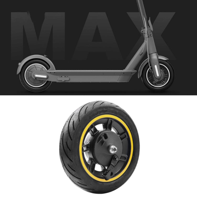 BowLift | 10 Inch Electric Scooter Front Tire Tubeless for Ninebot MAX G30 (Yellow)