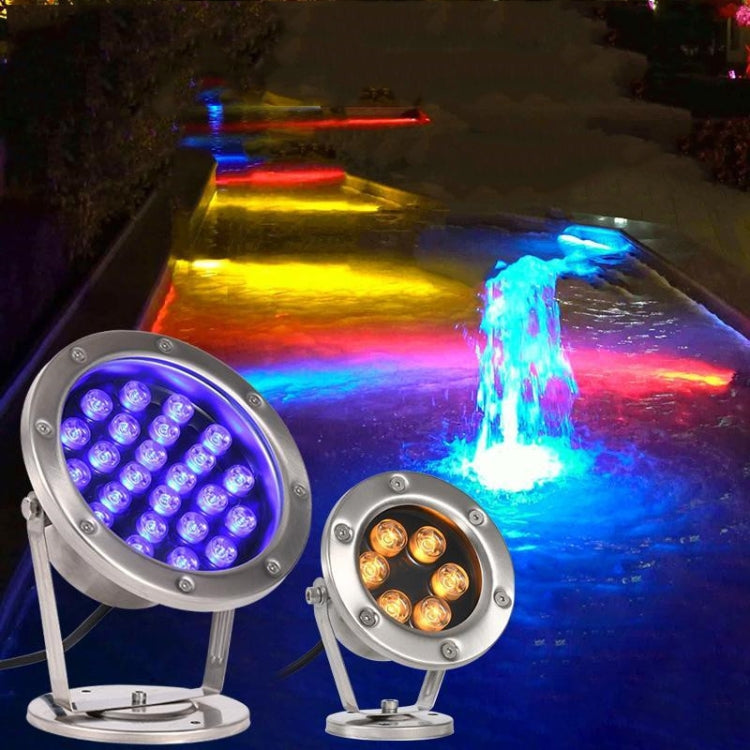 BowLift | LED Underwater Light Pool Fish Pond Fountain Waterproof Landscape Light 18W (White)