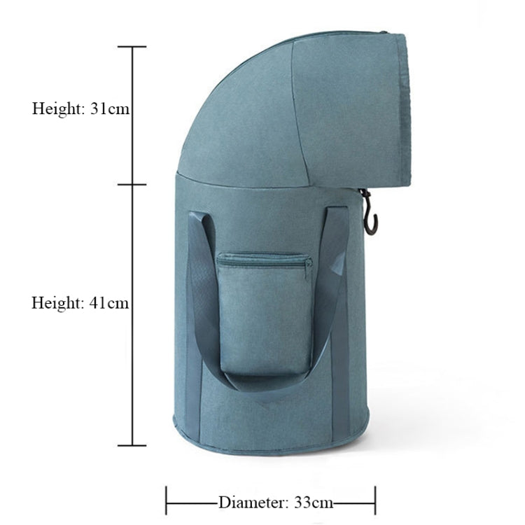 BowLift | Foldable Foot Bath Bucket Knee Foot Bath Portable Bath Bag for Travel Camping (Gray Pink)