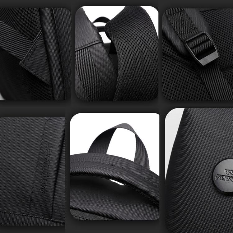 BowLift | Men's 14-Inch Laptop Backpack Waterproof Large Capacity Business Commuter Backpack (Black)