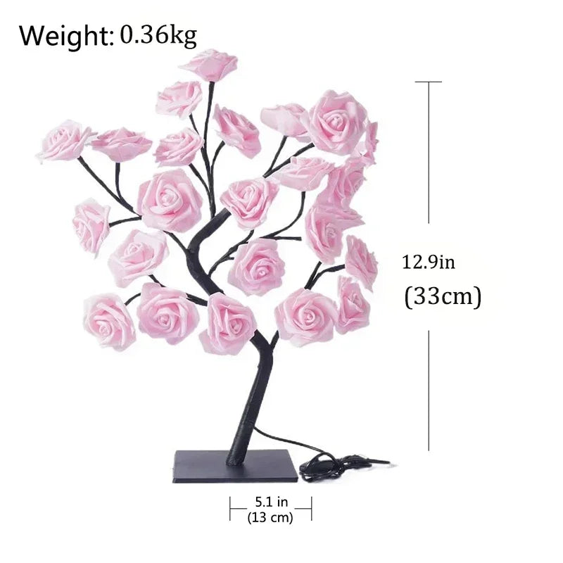 BowLift | Romantic Rose Table Lamp - Warm Light & Elegance