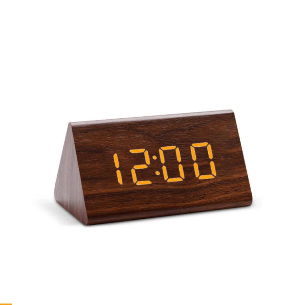 BowLift | Elora Wooden LED Alarm Clock Digital Display