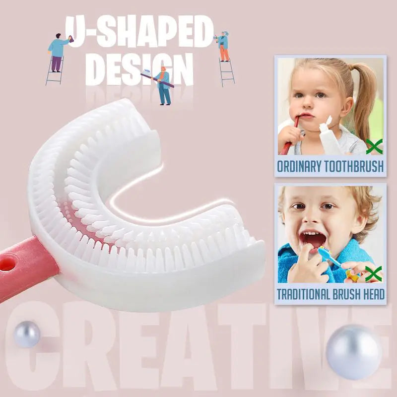 BowLift | U-shaped children's toothbrush – Especially safe & gentle on children's teeth