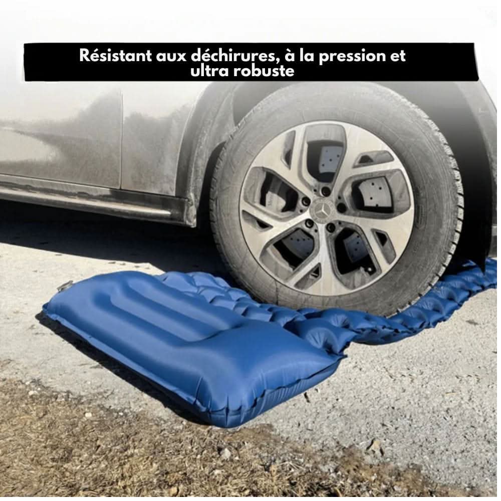 BowLift | Inflatable camping mattress with foot pump & ergonomic design