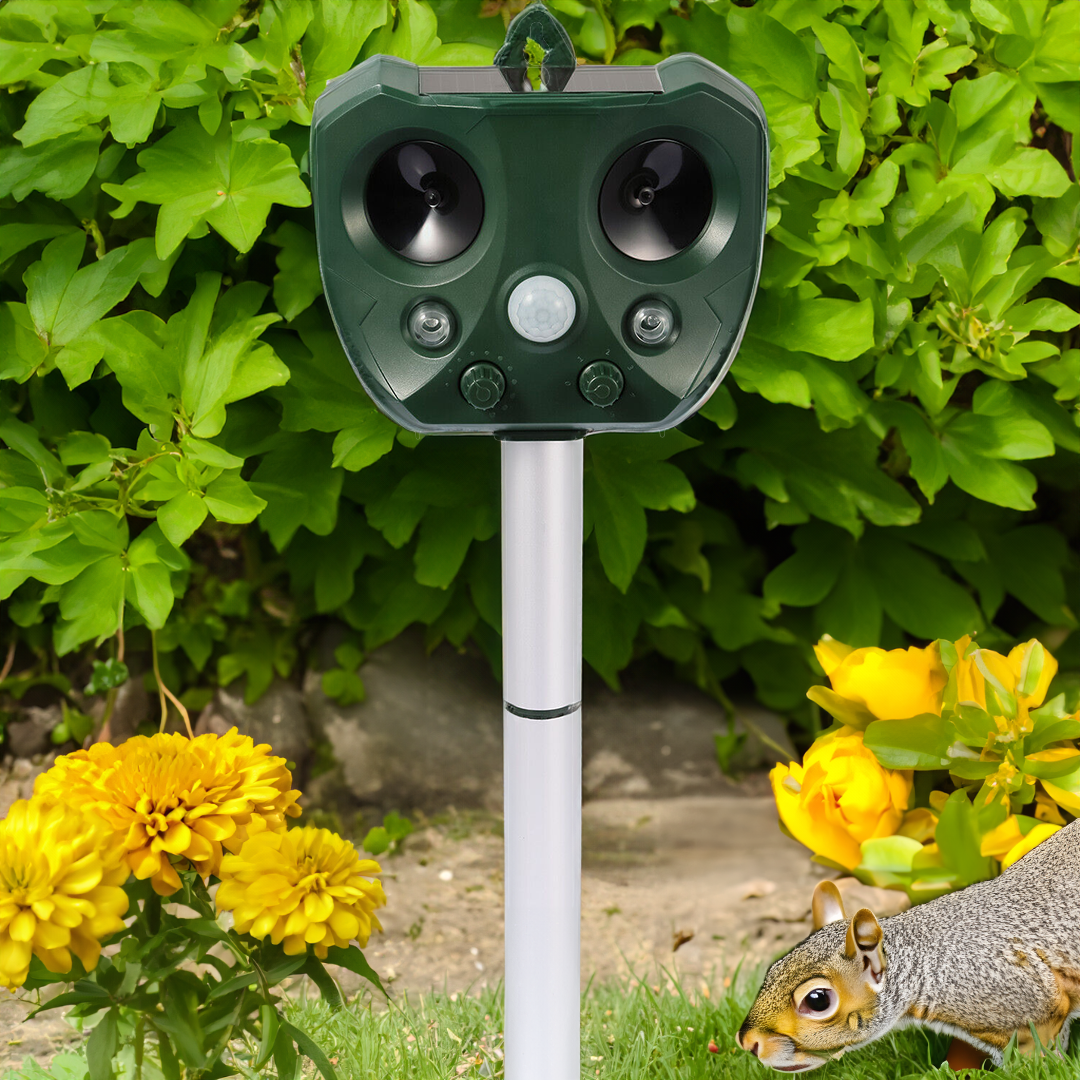 BowLift | Effective Pest Repeller – Solar Ultrasonic Animal Deterrent for Garden