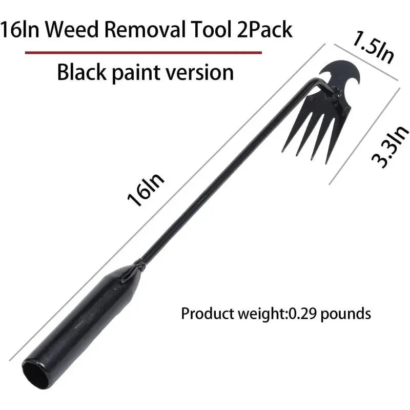BowLift | Weed removal tool with 4 prongs – Garden hoe tool