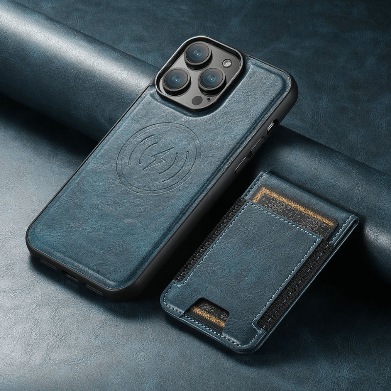 BowLift | Elegant leather case with magnetic stand & card holder