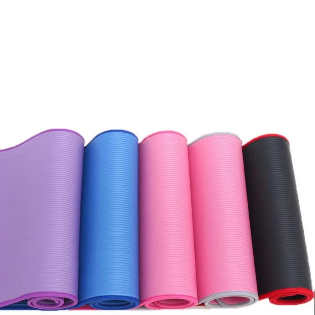 BowLift | Extra Thick 0.39inch Non-Slip Exercise and Yoga Mat with Carry Band