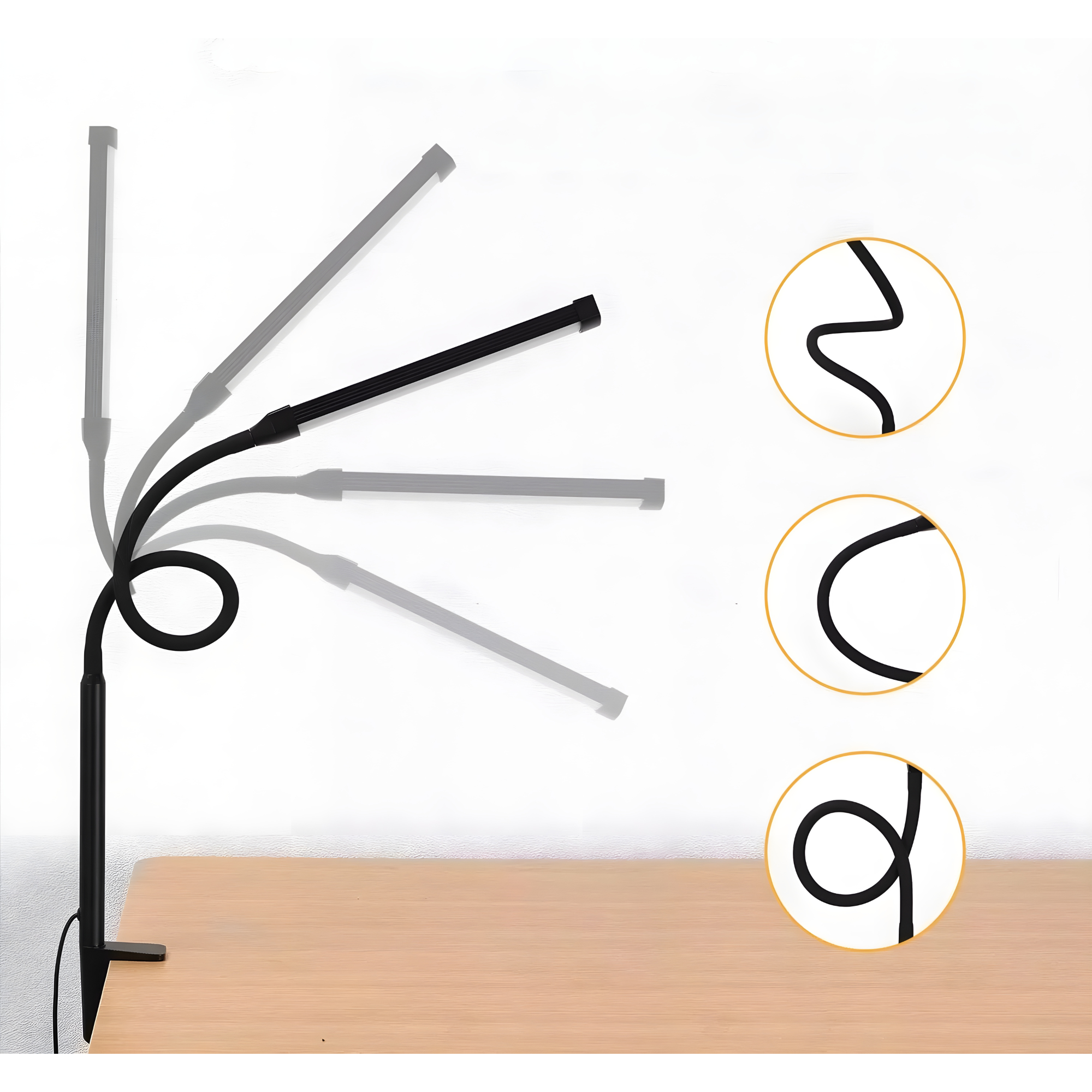 BowLift | Lumière Bubble Effect Night Light – USB Powered Girl Ornament Table Lamp for a Cosy Home