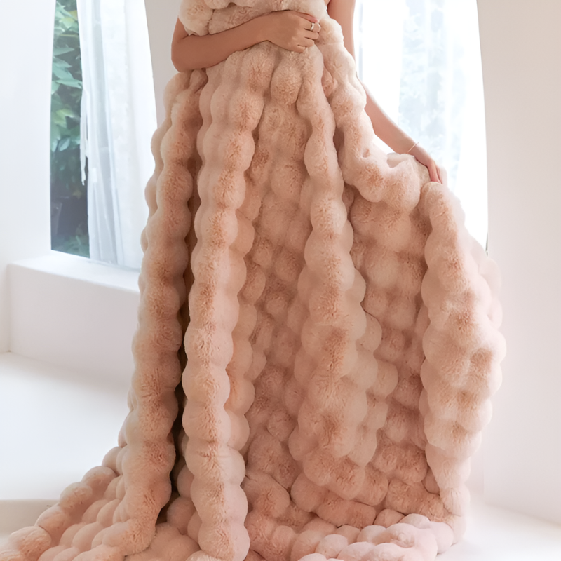 BowLift | Faux Fur Fleece Throw Blanket