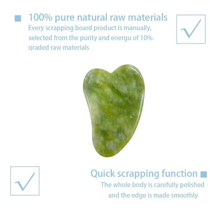 BowLift | Instant Glow Gua Sha & Jade Roller Set | For radiant skin and natural relaxation