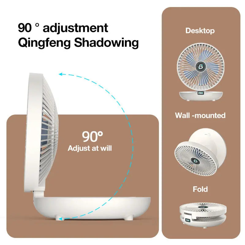 BowLift | 2-in-1 Fan for Wall & Table – Quiet, Space-saving & Powerful
