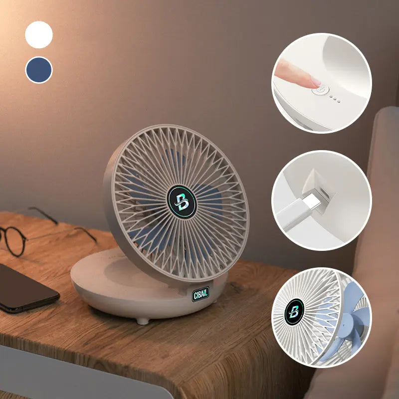 BowLift | 2-in-1 Fan for Wall & Table – Quiet, Space-saving & Powerful