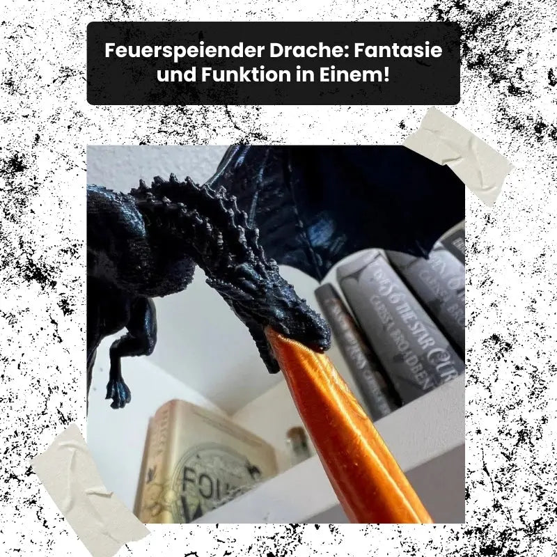 BowLift | Enchanted Dragon Flames Bookend