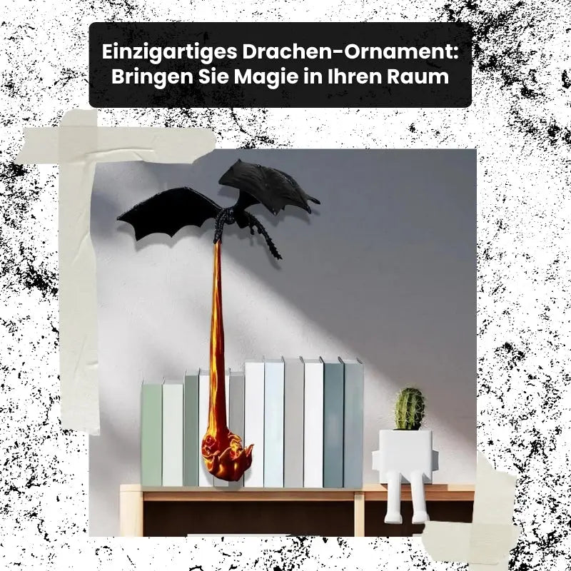 BowLift | Enchanted Dragon Flames Bookend